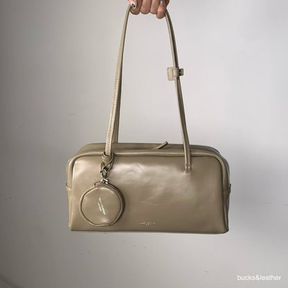 Real Leather Box Bag 大號