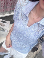Bling Bling V Knitted T Top