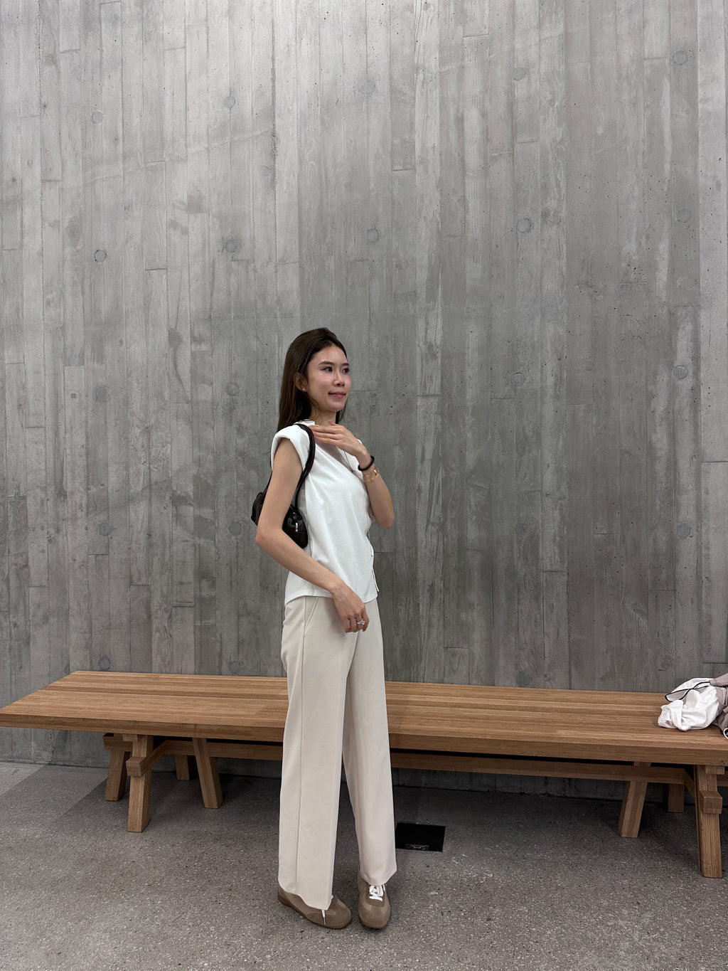 Flexible Tied Chiffon Pants