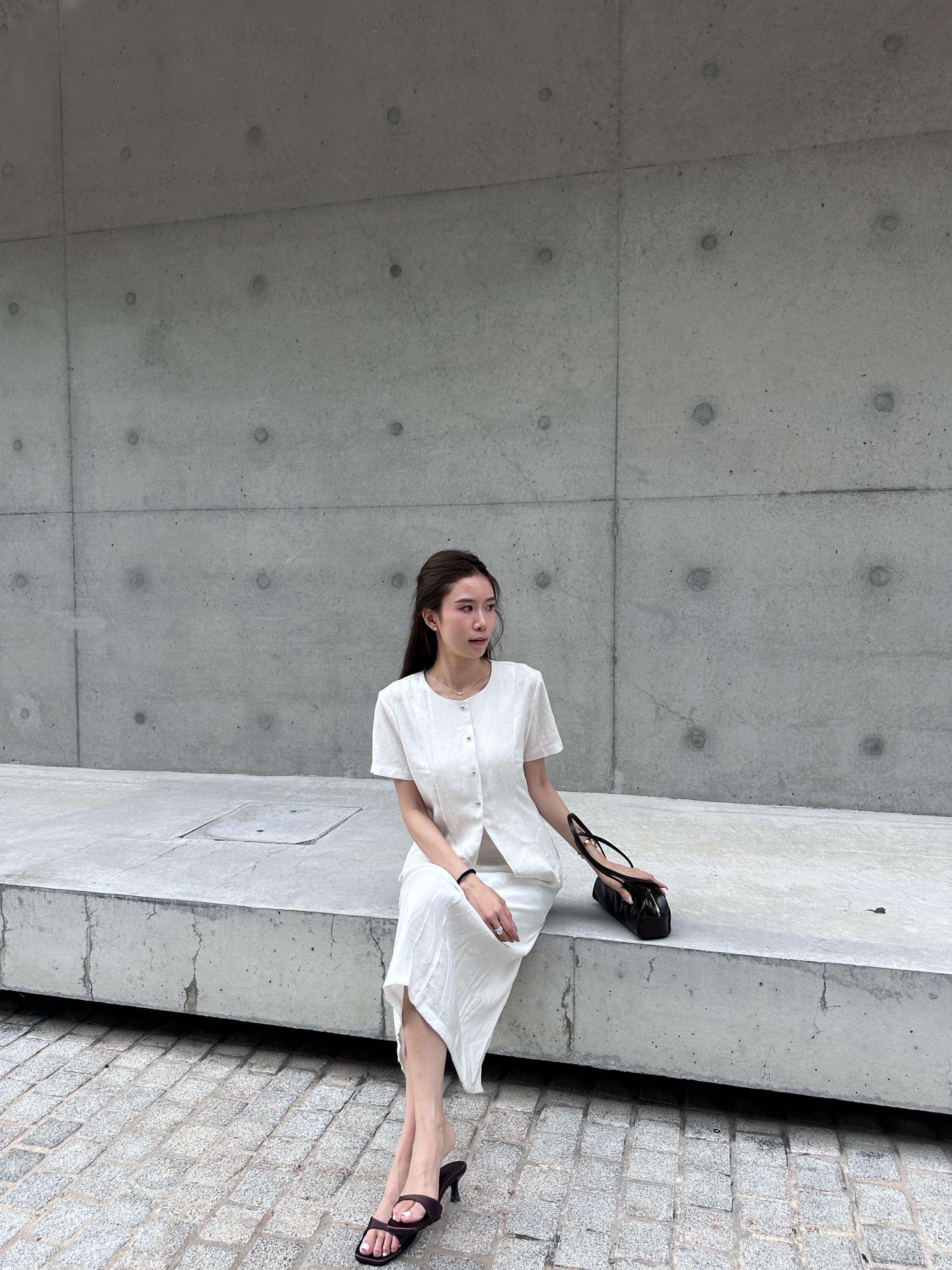 Slim Cut Chiffon Top
