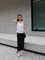 Dotted Cotton Maxi Dress