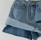 No. 056 Denim Skirt Shorts