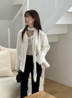 Fringe Tweed Jacket