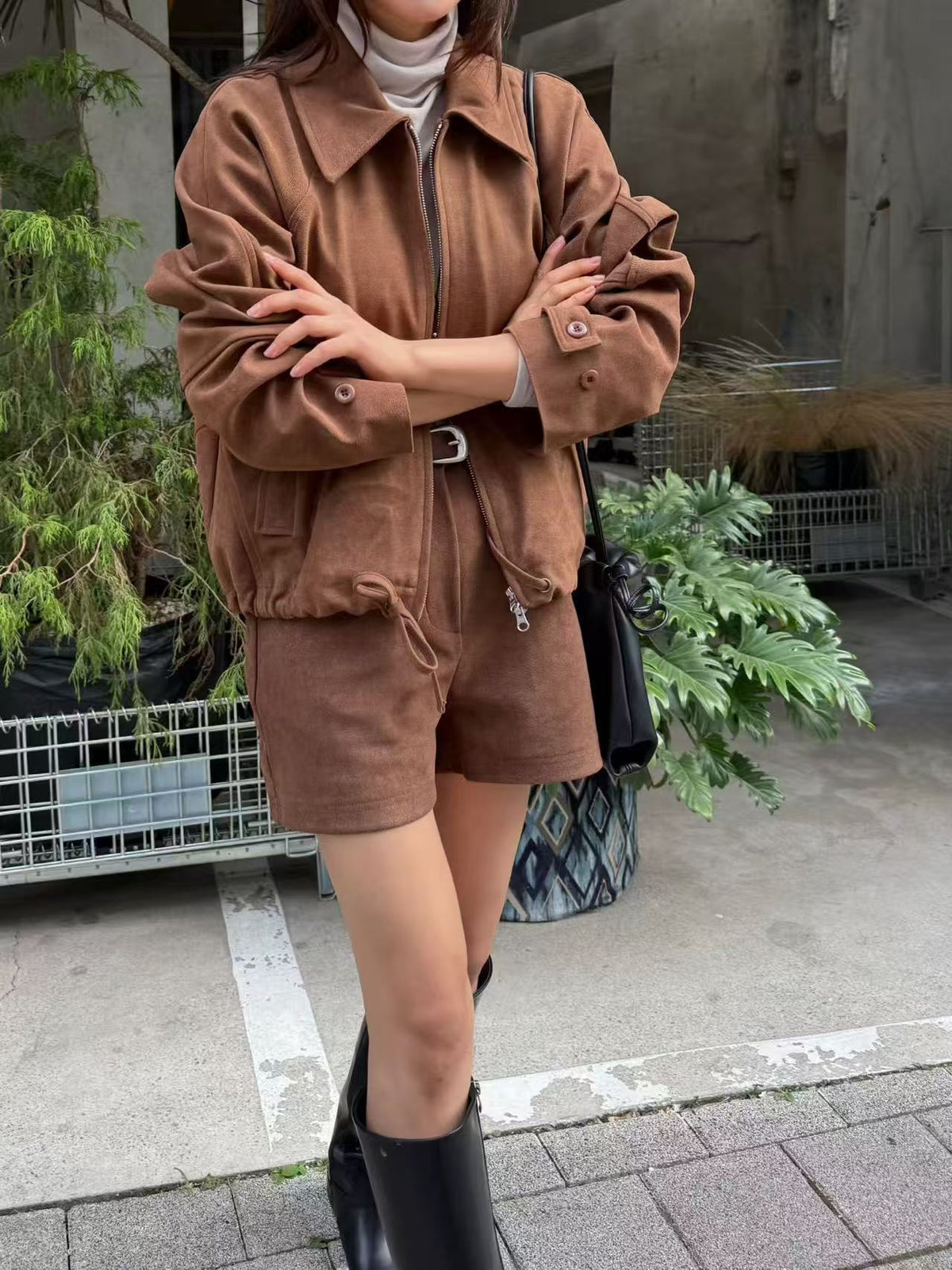 Collar Short Jacket