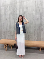 Striped Knitted Vest