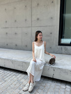 Lace Slide Cut Tank Top