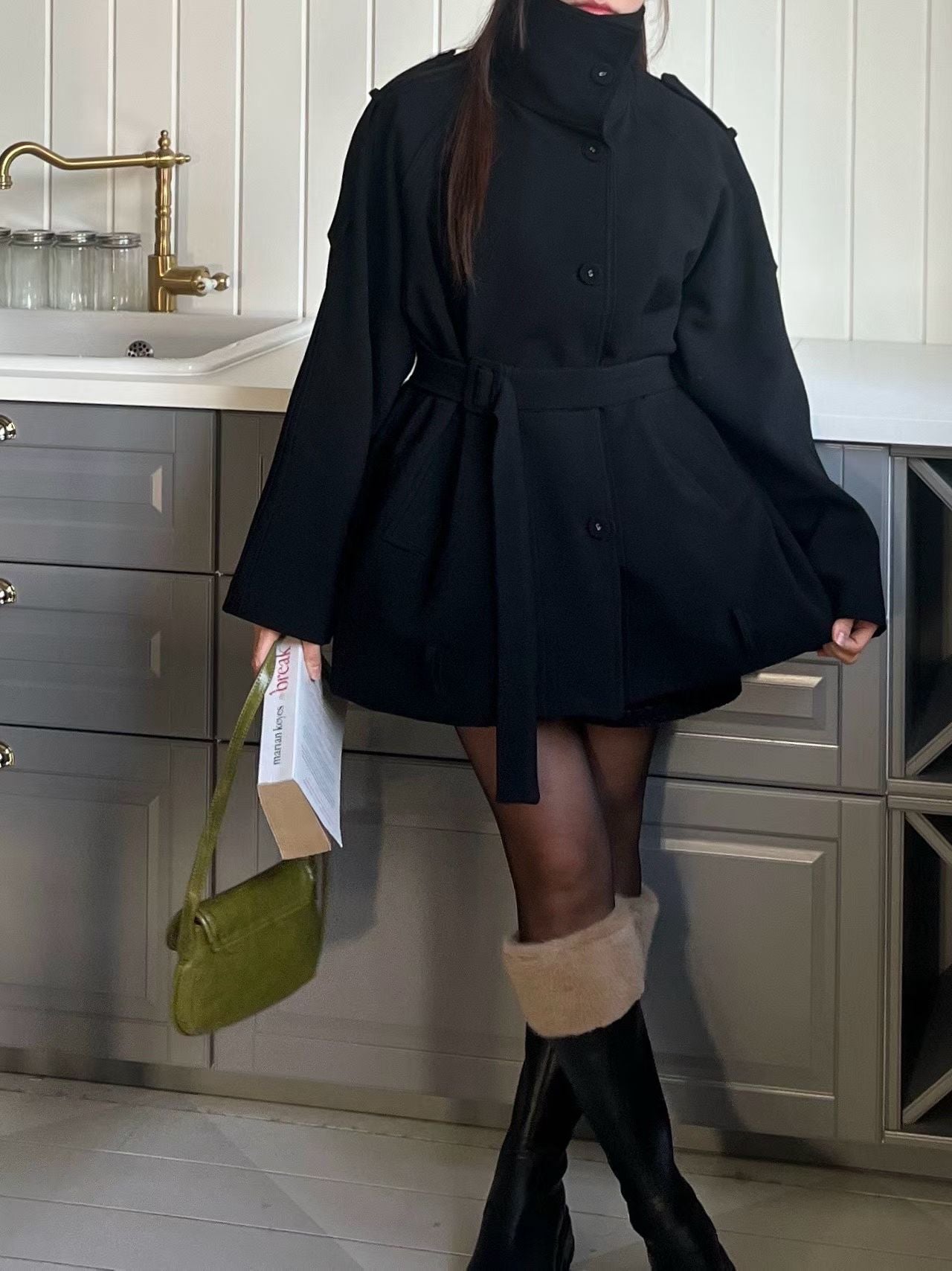 Button Up A Lined Coat