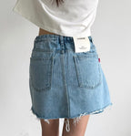 No. 056 Denim Skirt Shorts