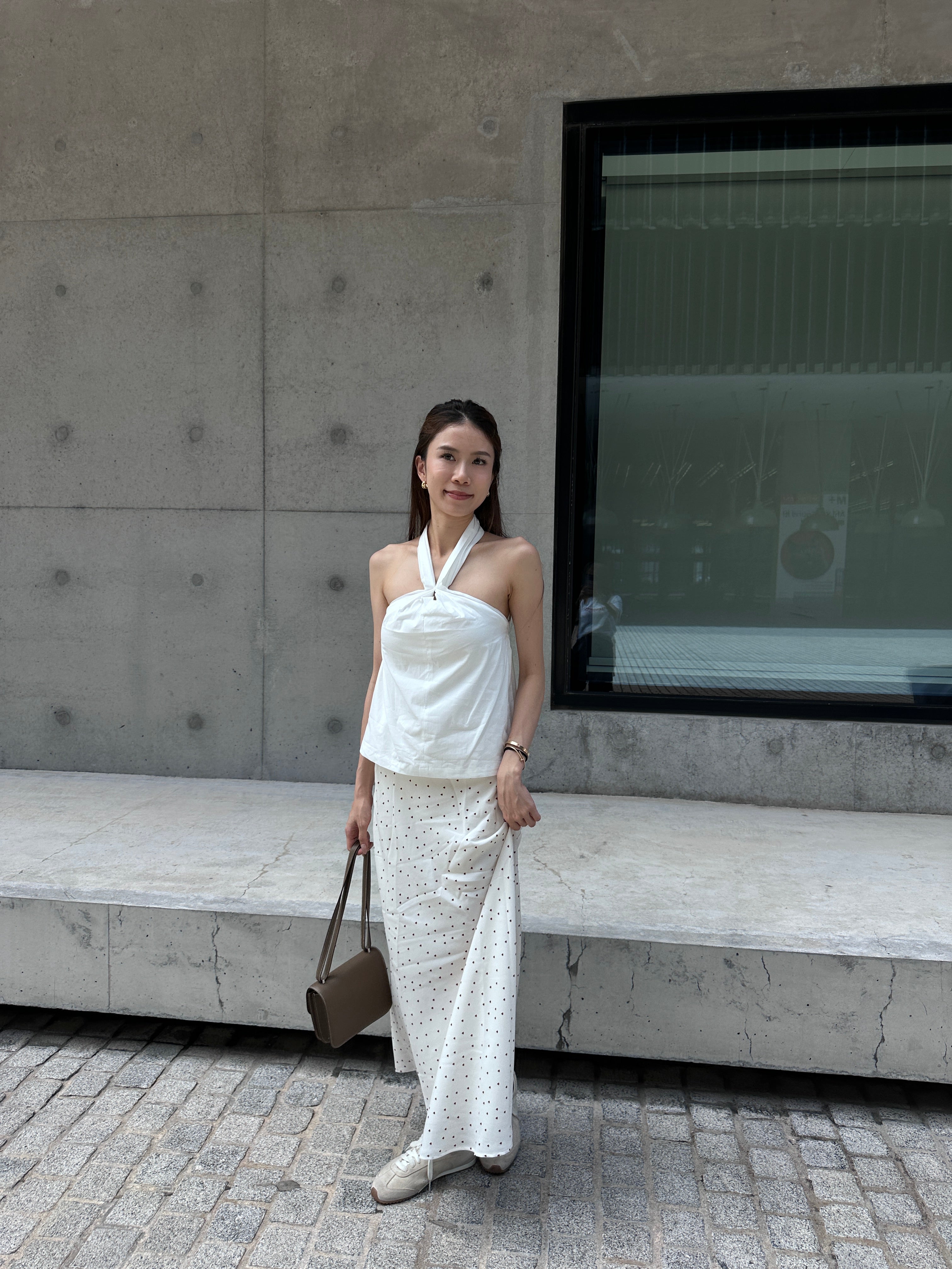 Cross Neck Shirt Tank Top