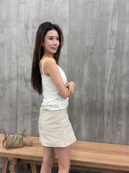 3D flower lace tank top