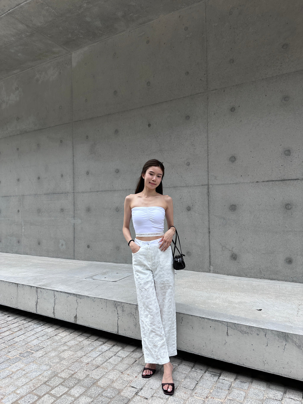 Whole Lace Flexible Pants