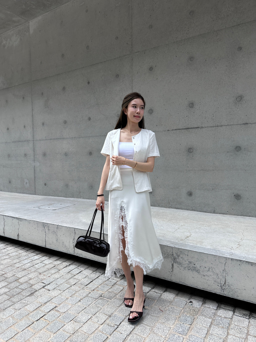 Slim Cut Chiffon Top