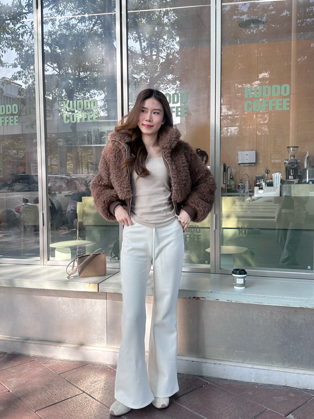 Cotton Flare Pants （有毛底）