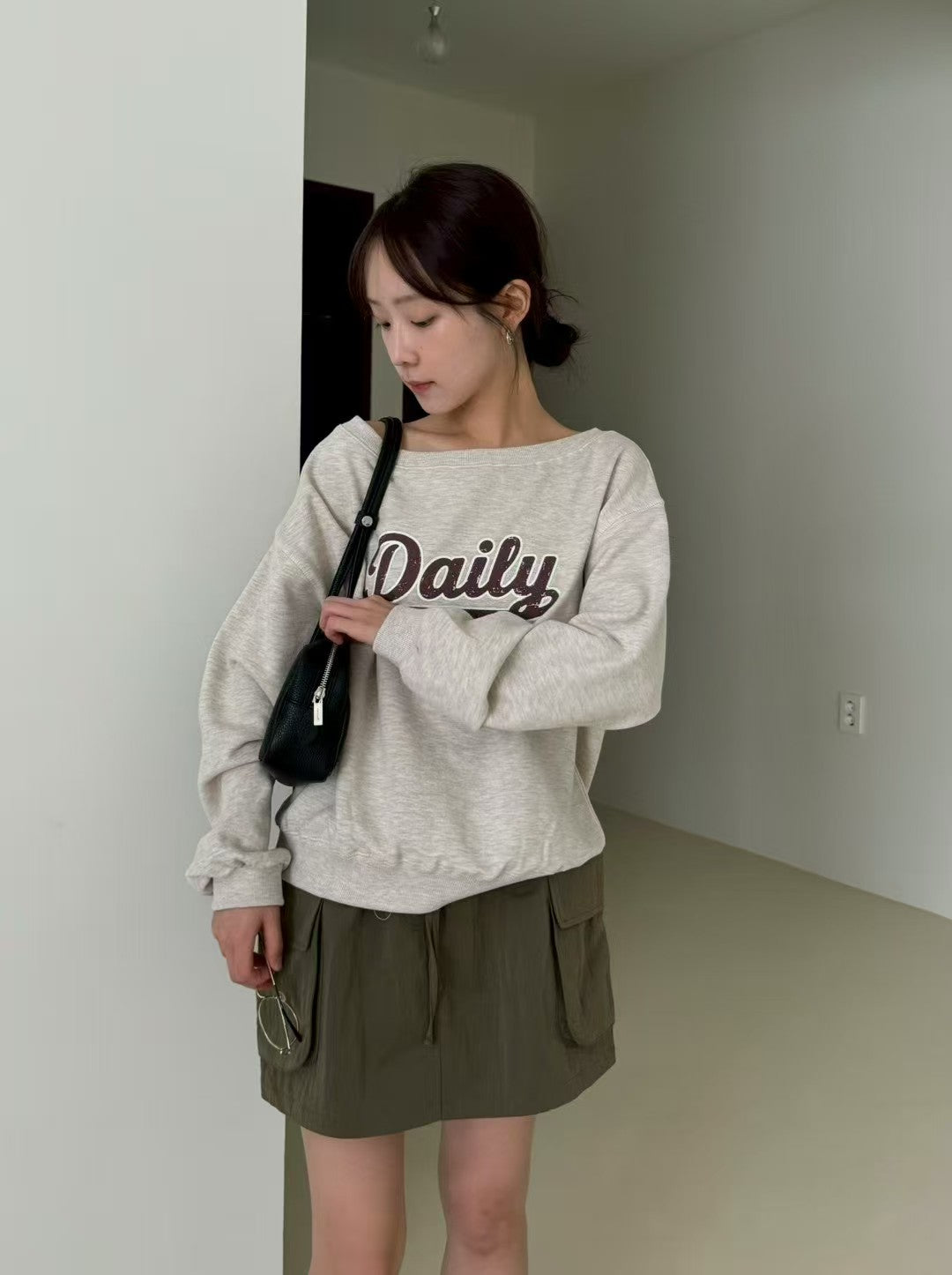 Boat Neck Sweatshirt