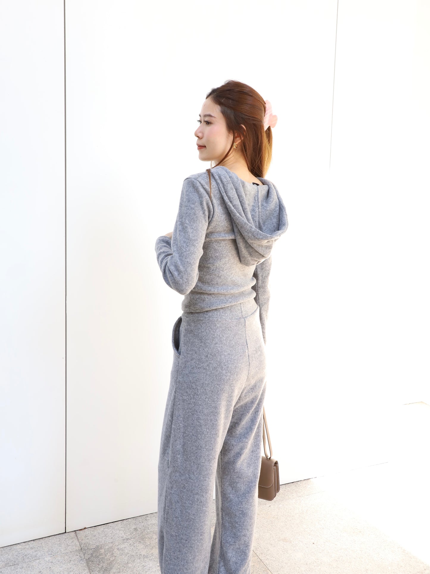 Causal Cotton Hooded Set