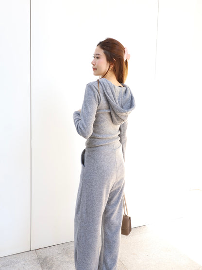 Causal Cotton Hooded Set