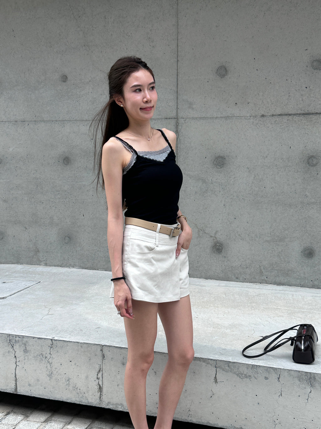 Double Layered Lace Tank Top