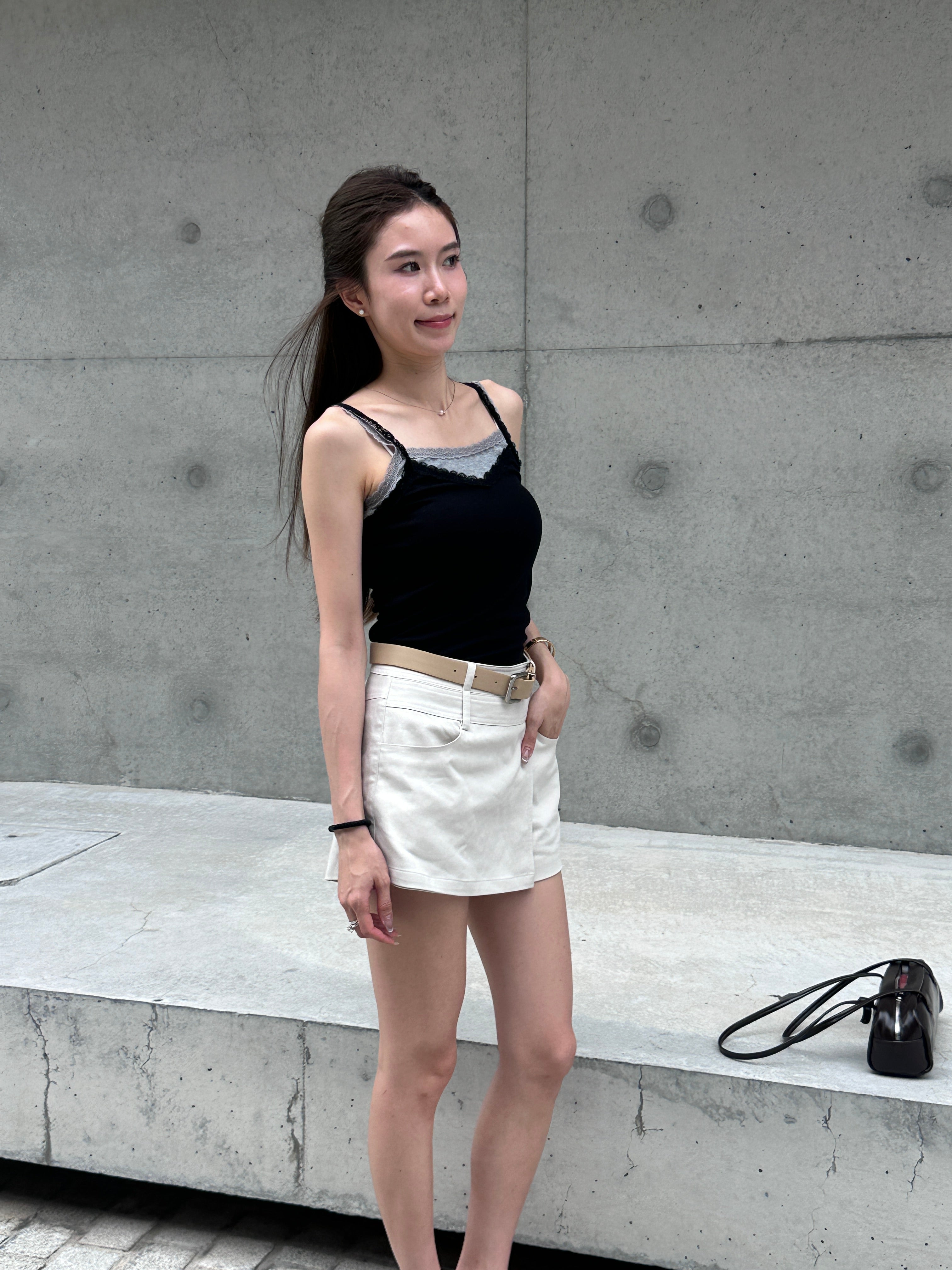 Double Layered Lace Tank Top