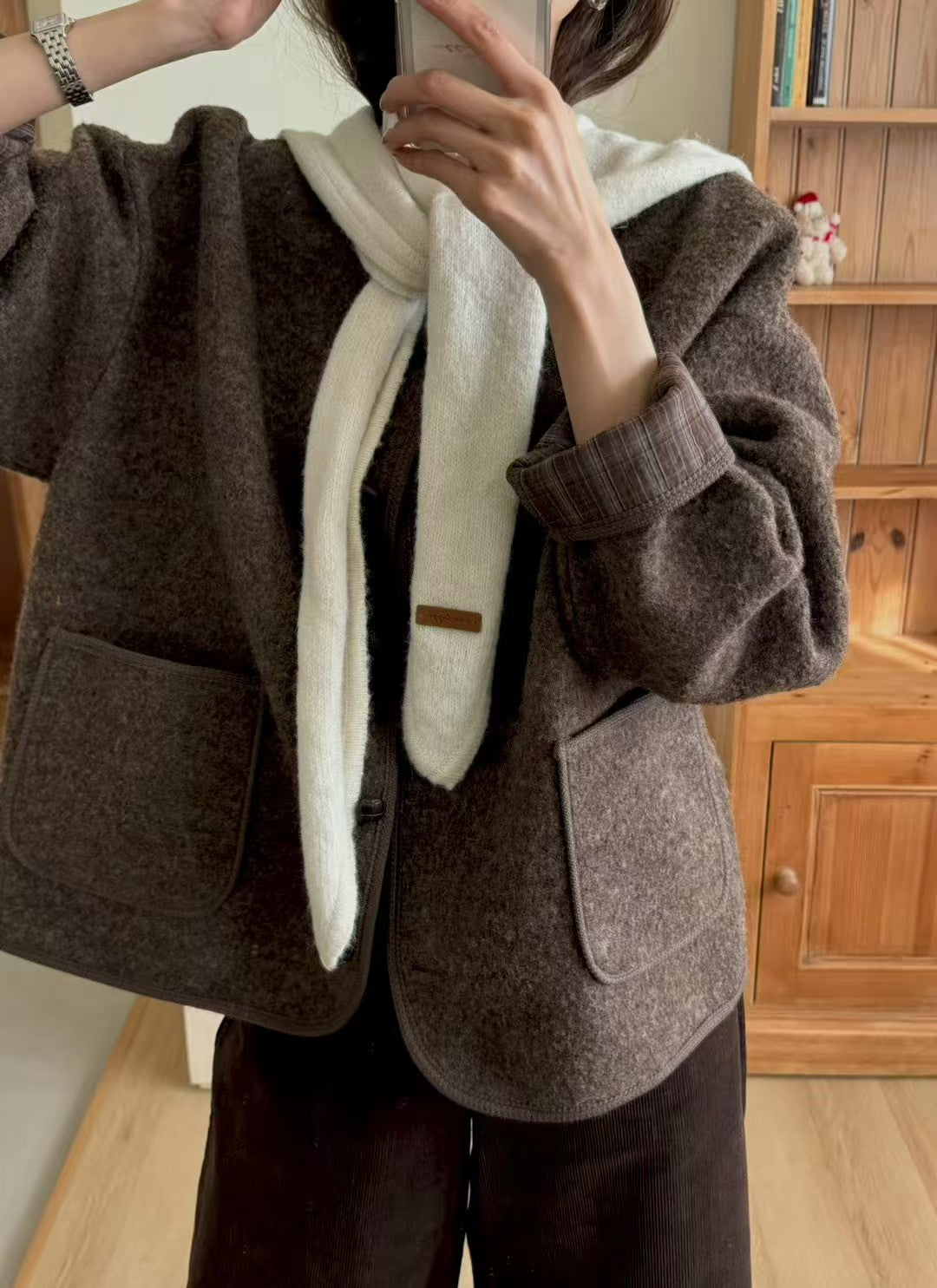 Round Neck Loose Jacket