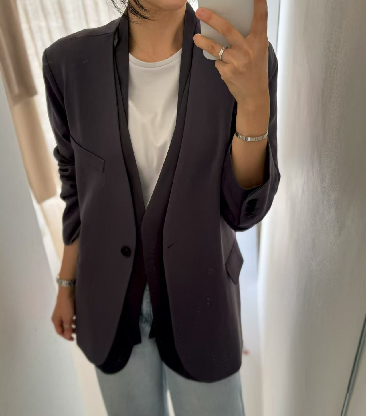 Layered Look Blazer