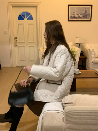 Cotton Collar Neck Jacket