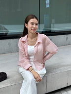 Cropped Striped Shirt