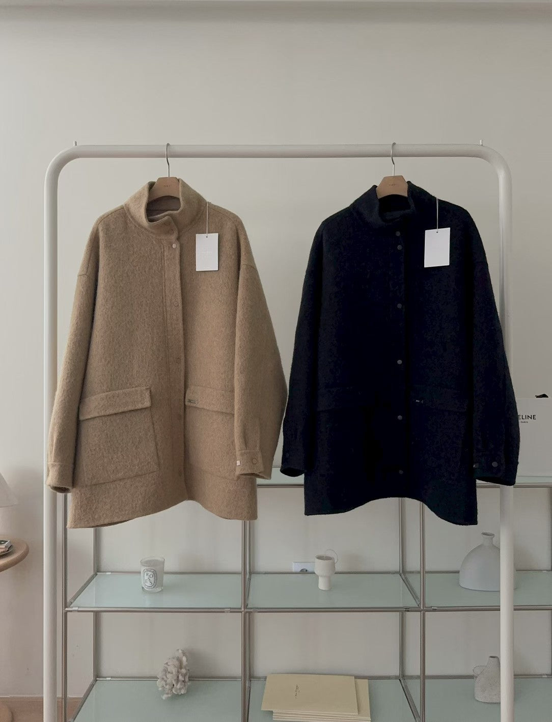 Stand Collar Loose Coat