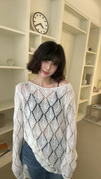 Knitted Long Sleeves Top