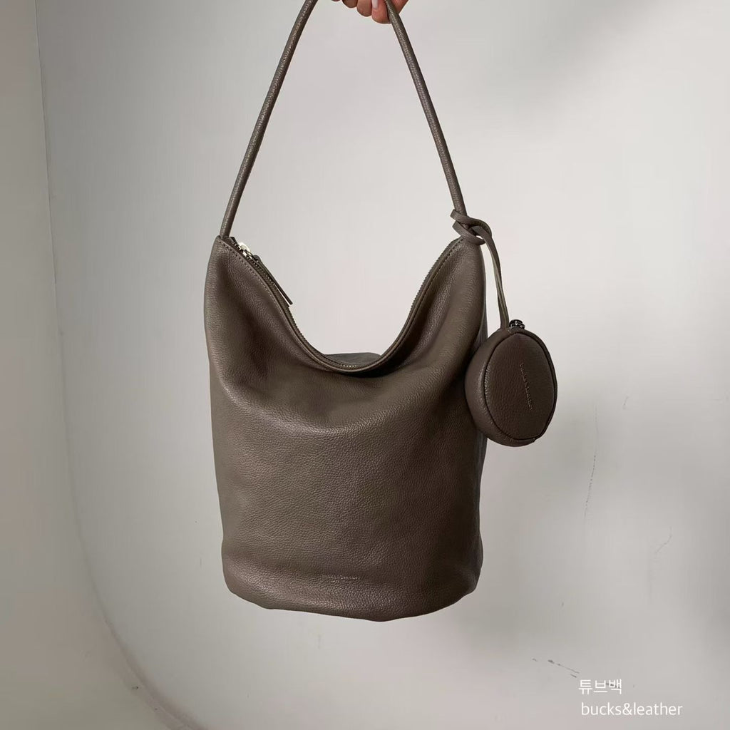Circle Bucket Bag (with coin bag)