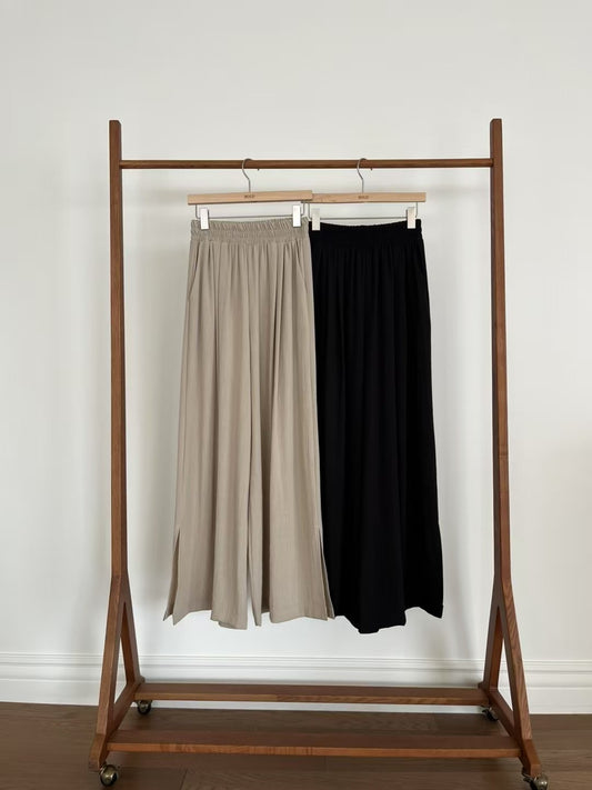 Chiffon Slit Pants