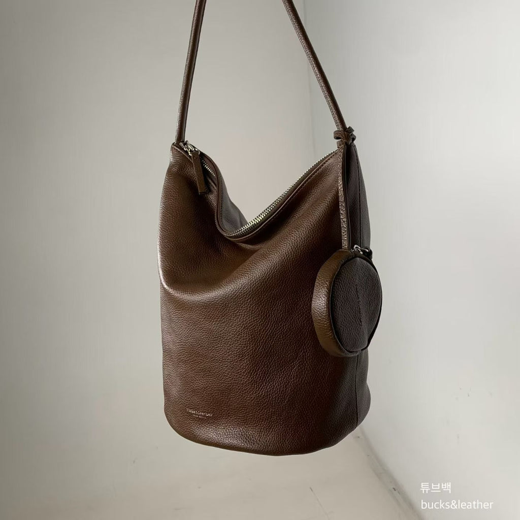 Circle Bucket Bag (with coin bag)