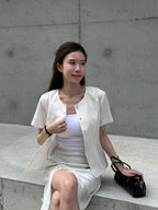 Slim Cut Chiffon Top