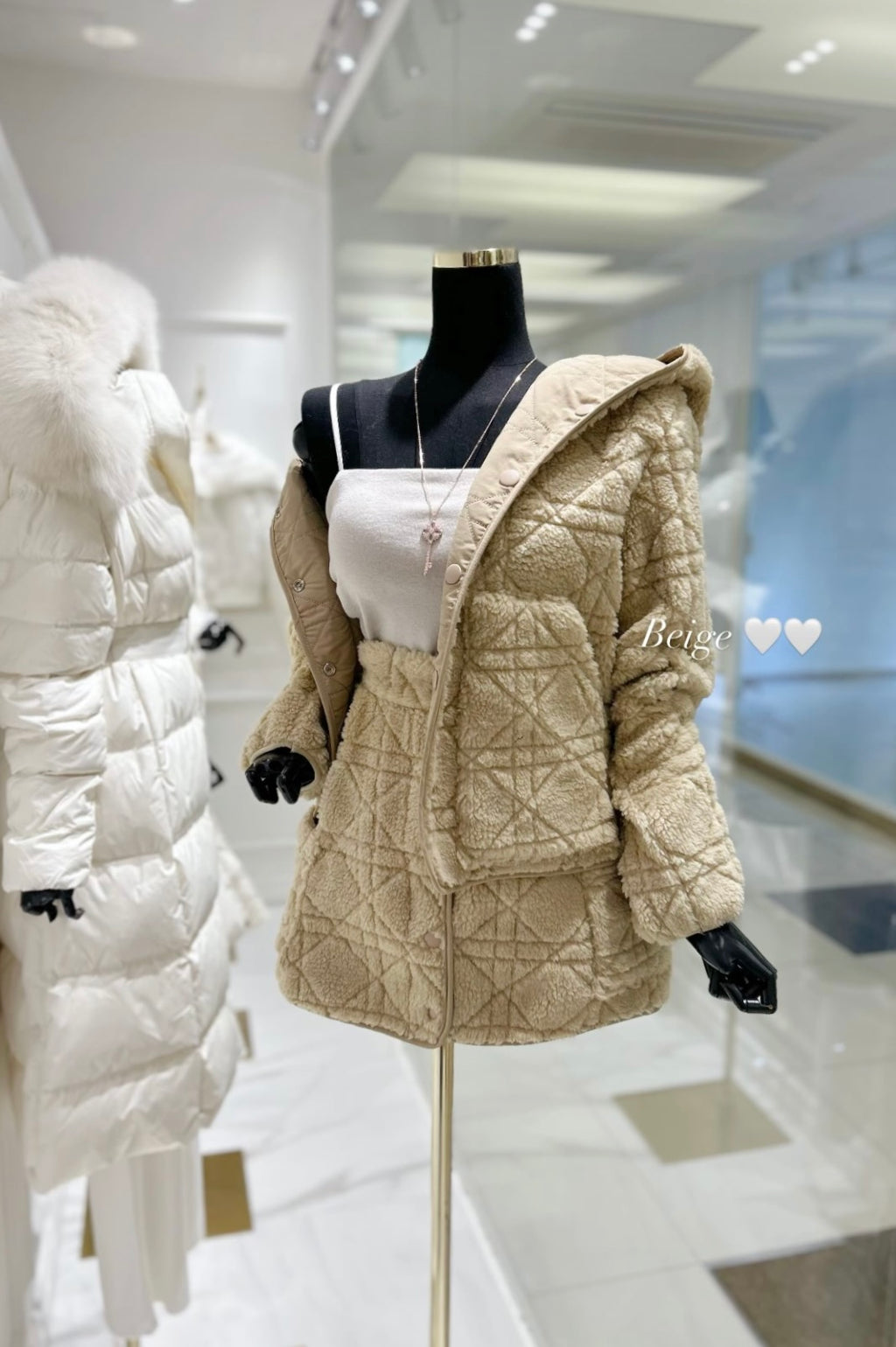 Fluffy High End Hooded Jacket