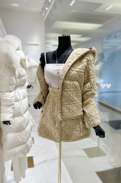 Fluffy High End Hooded Jacket