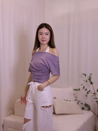 Cross Neck Doubled Base T Top