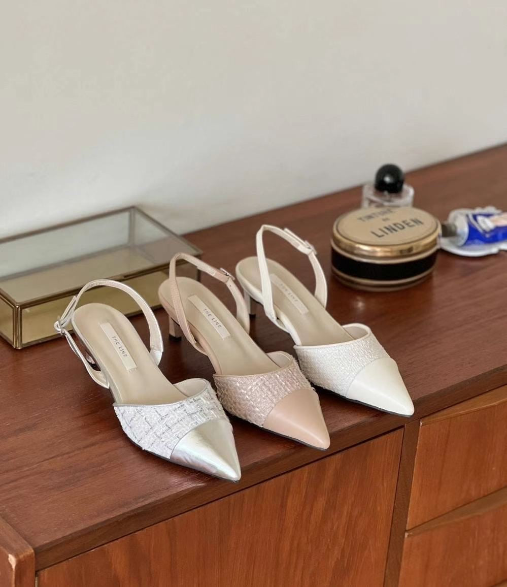 Tweed High Heels