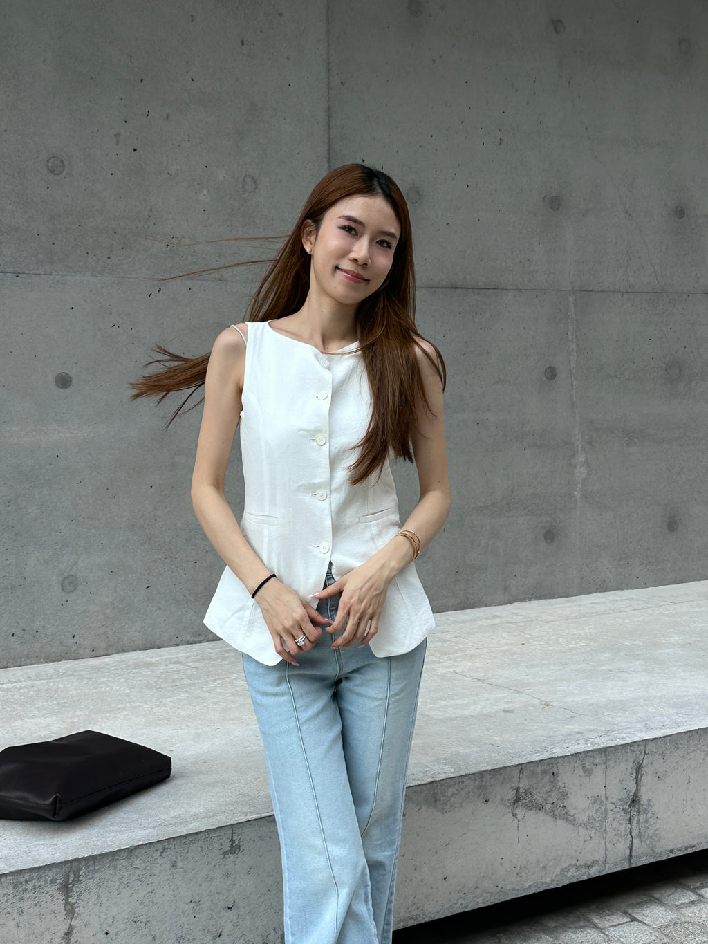 French Style Slim Vest