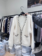 Outline Oversize Fluffy Cardigan