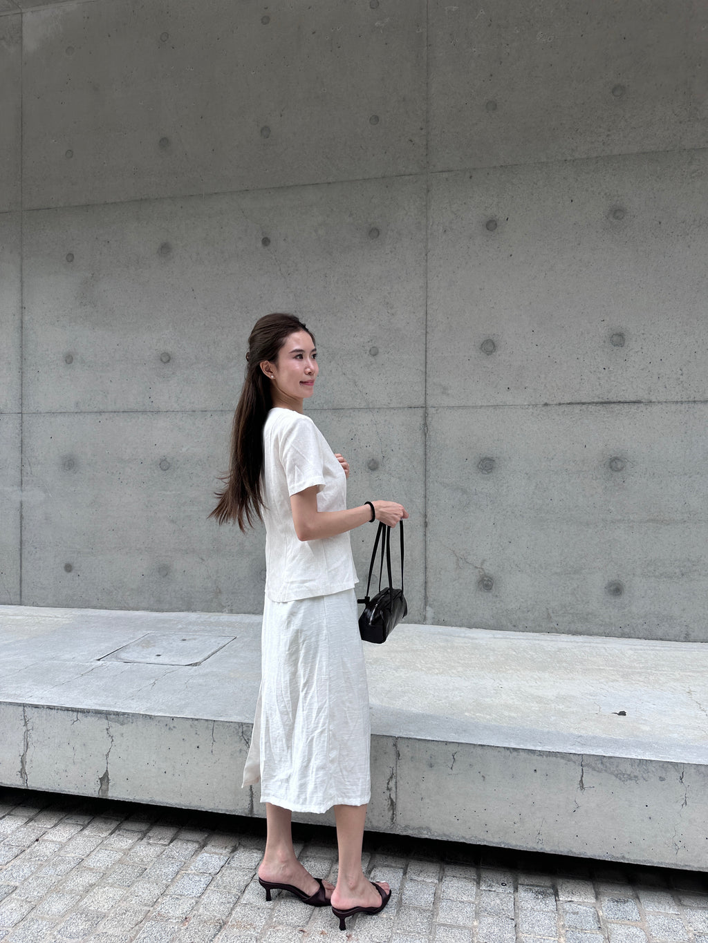 Slim Cut Chiffon Top