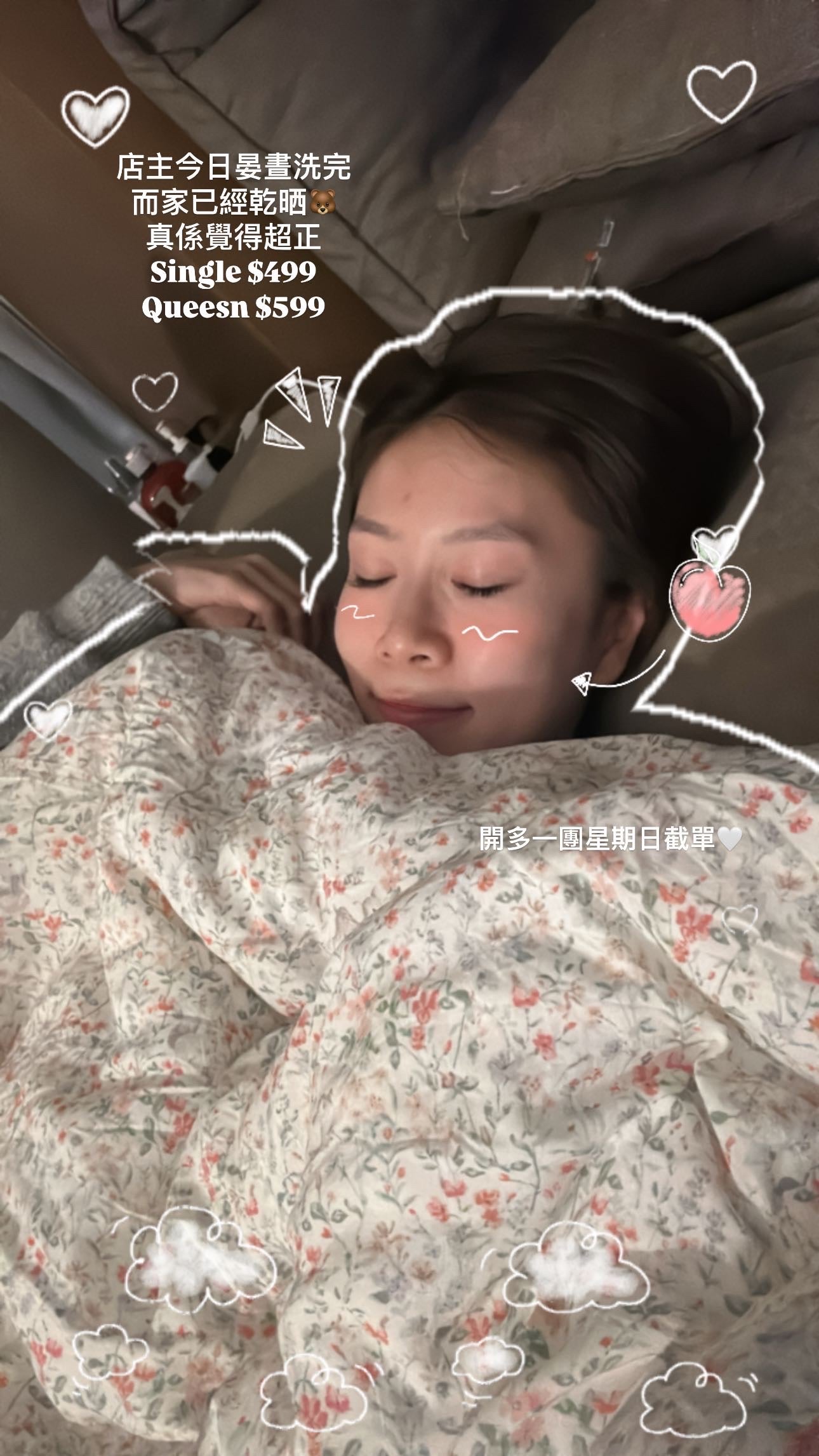 韓國天絲棉被花花動物（一年四季）