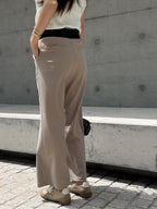 Flexible Tied Chiffon Pants