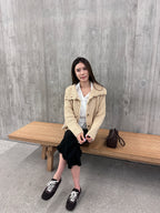 Big Neck Knitted Jacket