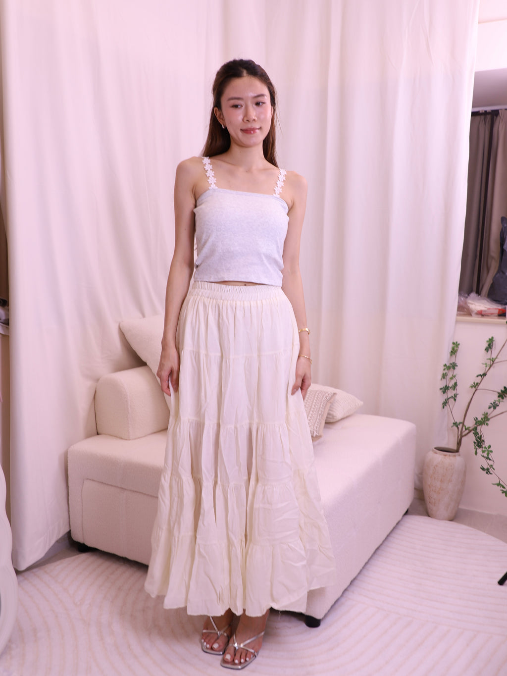Summer Beach Maxi Cupcake Skirt