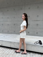 Puffy Sleeves Cotton T Top
