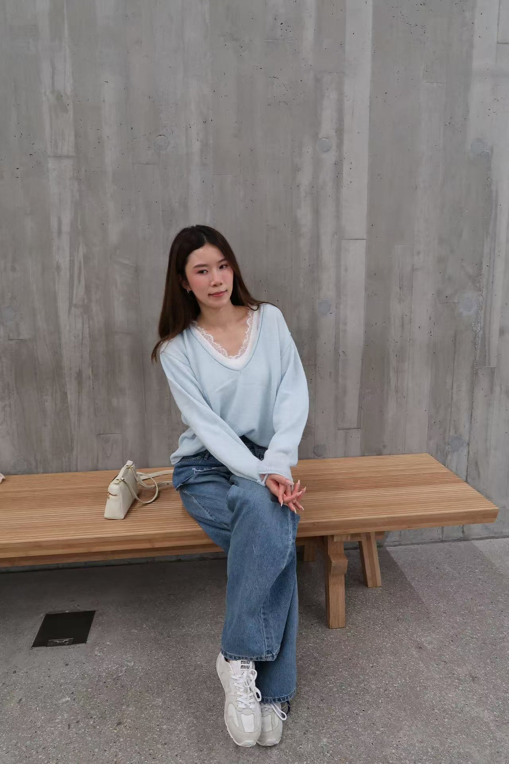 Loose V Neck Top
