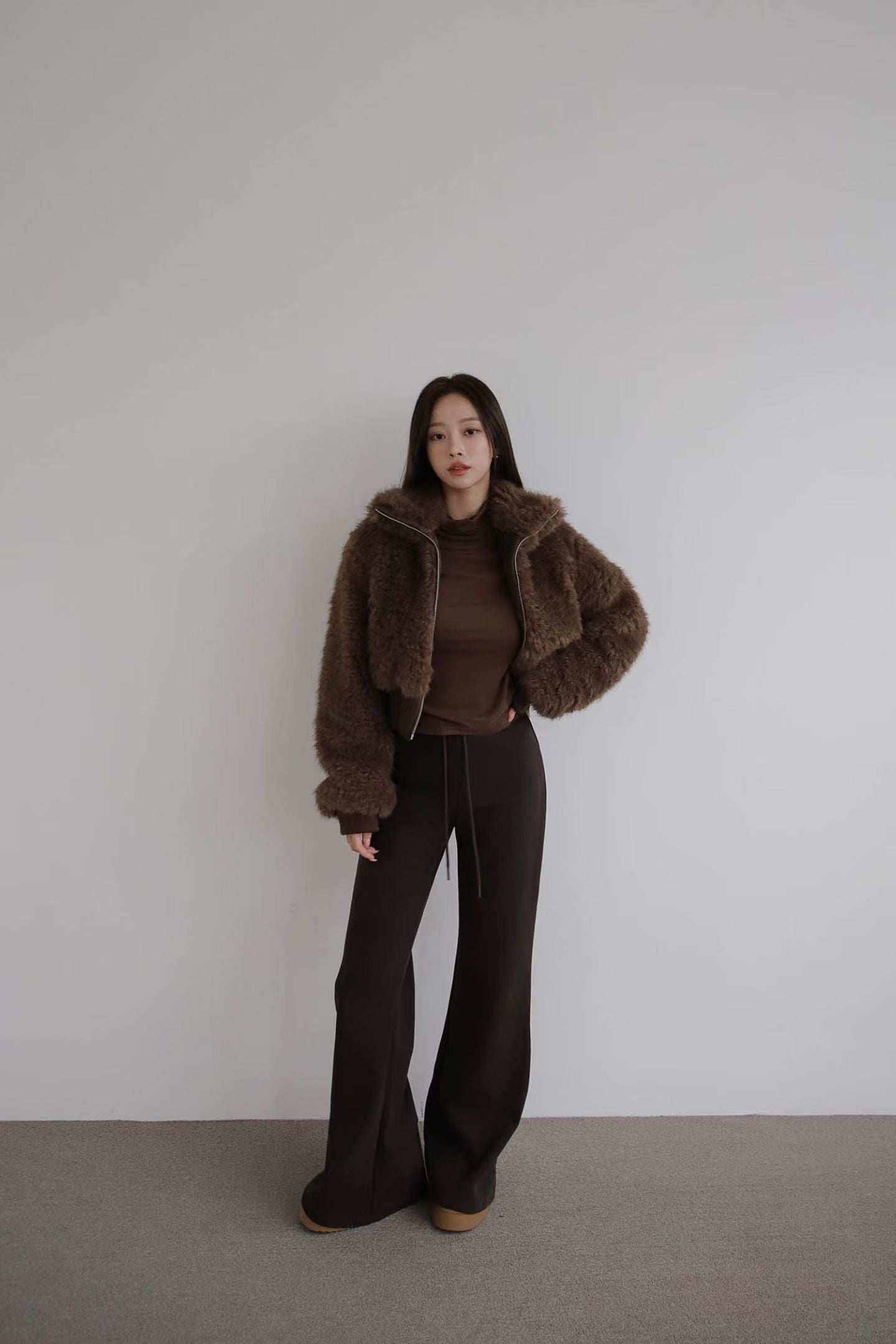 Cotton Flare Pants （有毛底）