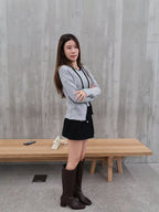 Contrast Two Piece Set