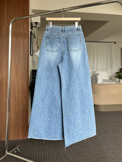 Pearl High Waist Denim Jeans