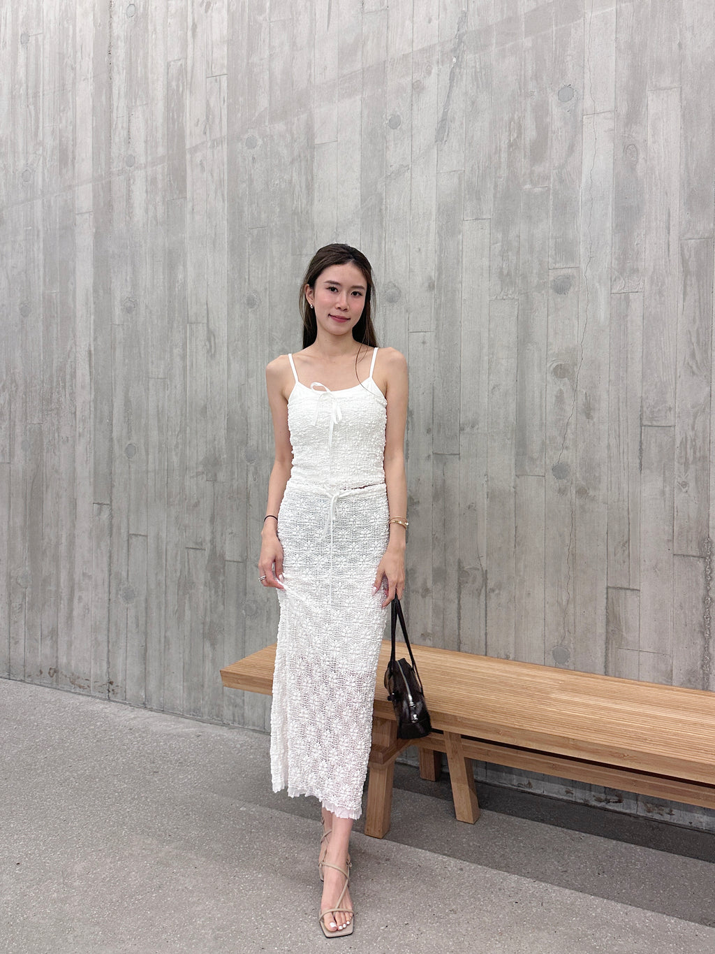 Whole Lace Top & Skirt Set