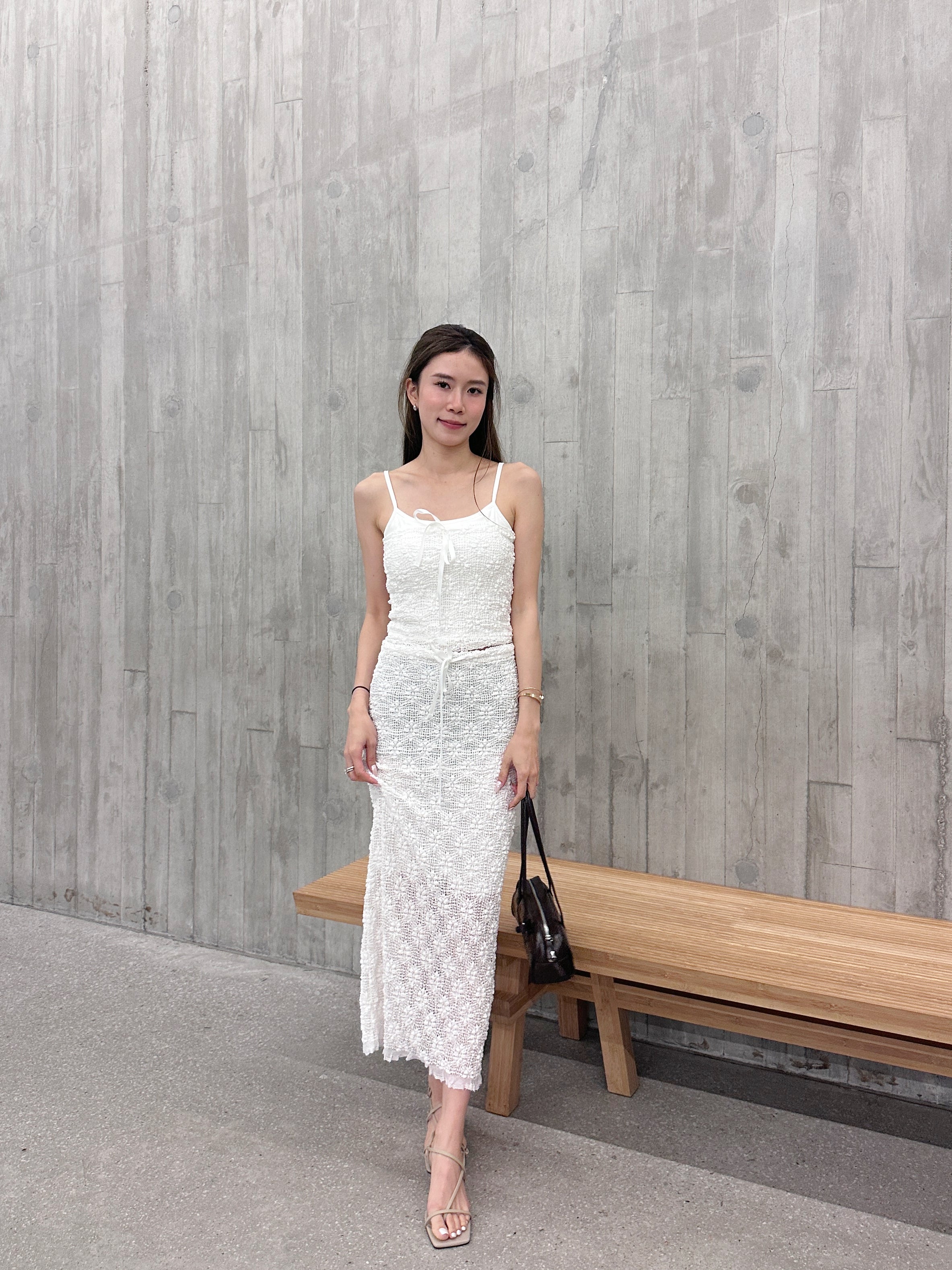 Whole Lace Top & Skirt Set